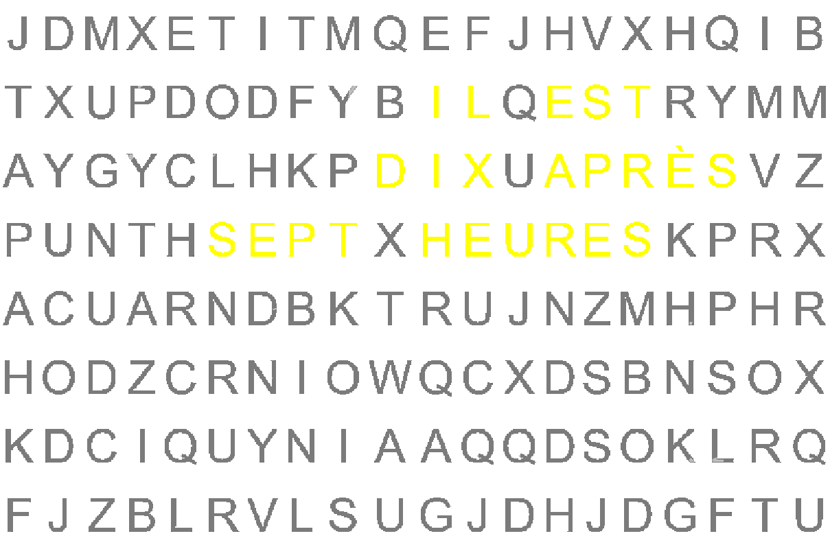 Transparent overlegg